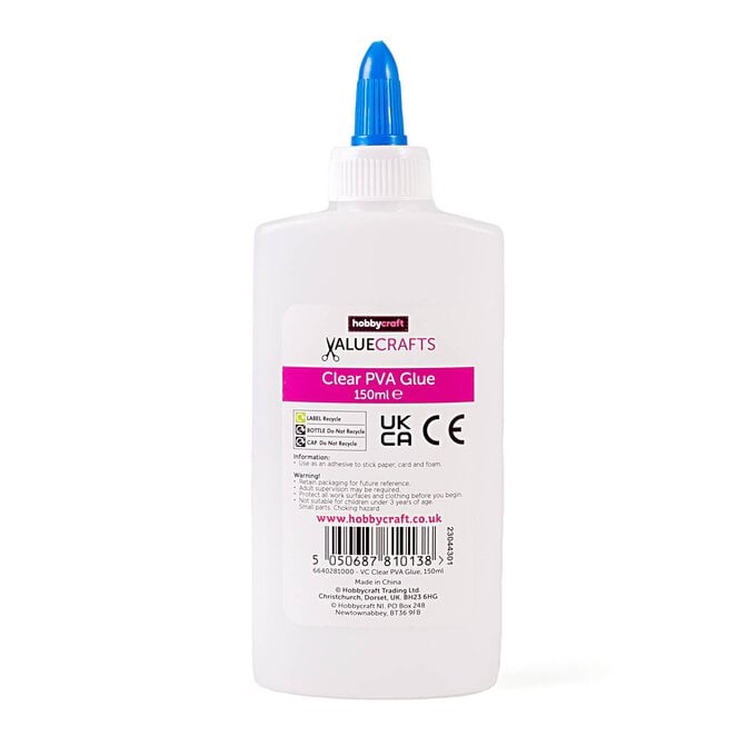 Valuecrafts Clear PVA Glue 150ml image number 1