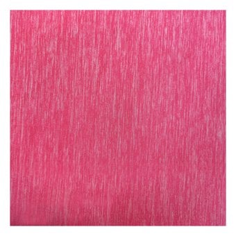 Fluorescent Pink Stretch Slub Fabric by the Metre