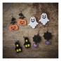 Make Your Own Halloween Earrings Wooden Jewellery Kit 4 Pack image number 1