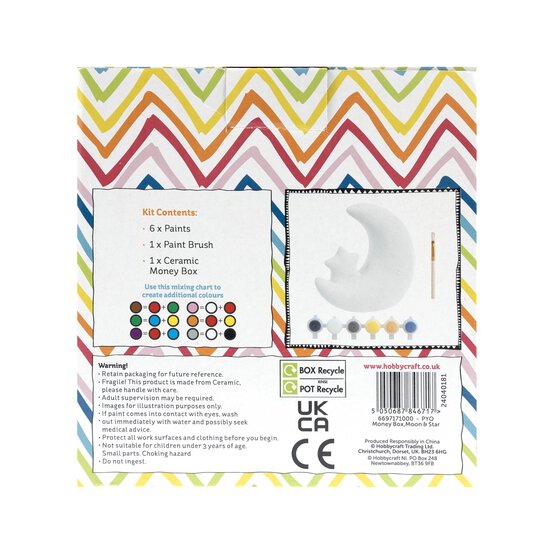Paint Your Own Moon and Star Money Box image number 5