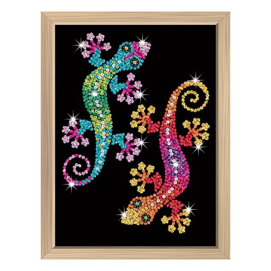 Kitfix Geckos Sequin Art Blue Premium Kit image number 5