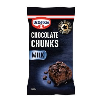 Dr. Oetker Milk Chocolate Chunks 100g