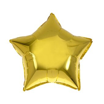 Large Gold Foil Star Balloon