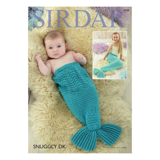 Sirdar Snuggly DK Mermaid Tail Digital Pattern 4708 image number 1