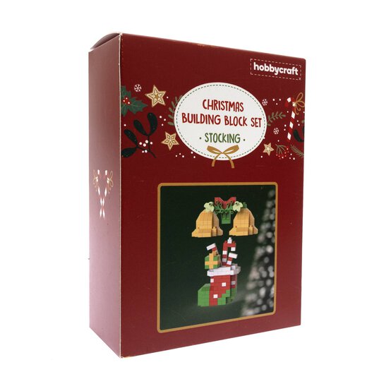 Stocking and Bells Building Blocks Set 2 Pack image number 3