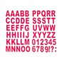 Pink Neon Chipboard Alphabet Stickers  image number 1