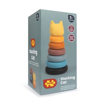 Bigjigs Silicone Stacking Cat