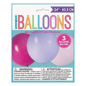 Giant Pink Balloons 3 Pack image number 2