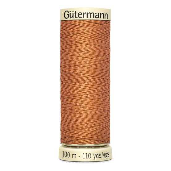 Gutermann Orange Sew All Thread 100m (612) image number 1