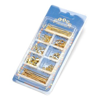 Beads Unlimited Findings Box Gold Plated