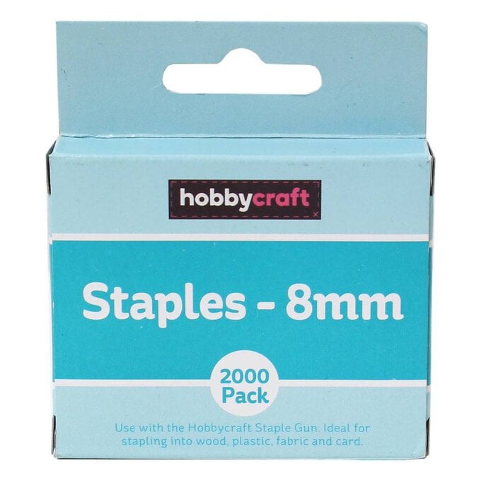Staples 8mm 2000 Pack image number 1