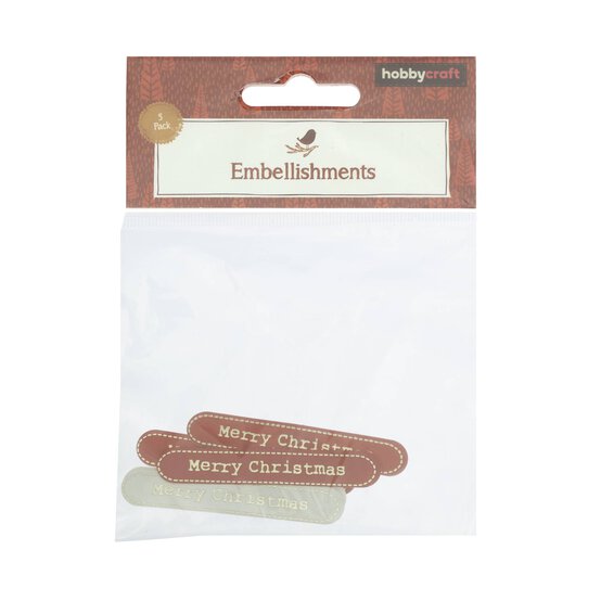 Christmas Sentiment Embellishments 5 Pack image number 5