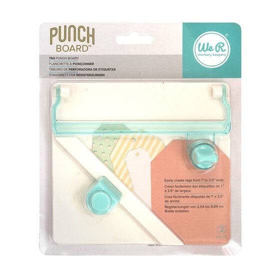 We R Makers Tag Punch Board image number 1