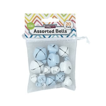 Blue and White Jingle Bells 20 Pack image number 4