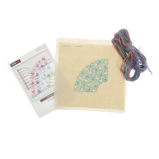 Mini Textured Rainbow Embroidery Kit image number 3