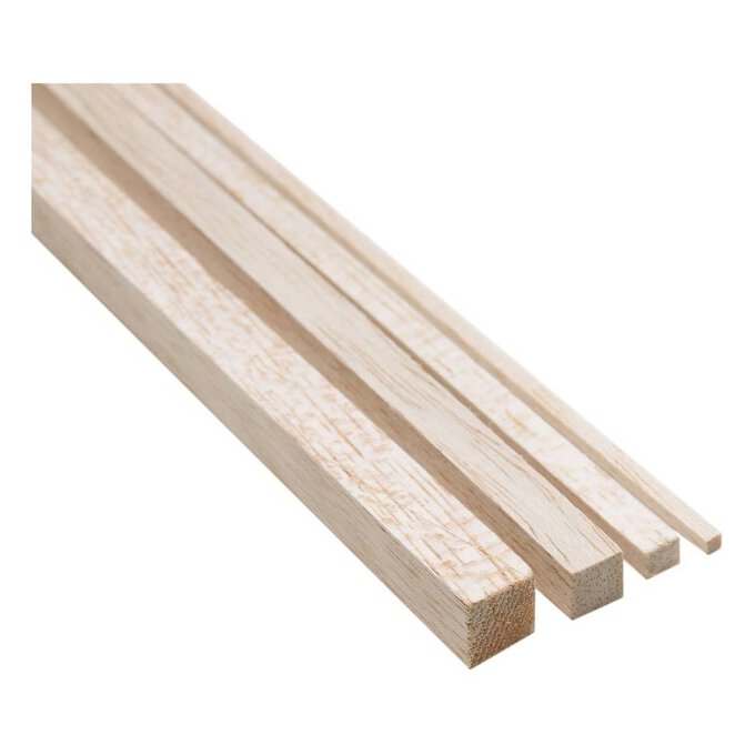 Balsa Wood Strips, 1/16x1/8x36