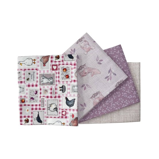 Blackbird Farm Patch Cotton Fat Quarters 4 Pack image number 1