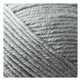 Women's Institute Grey Soft and Silky 4 Ply Yarn 100g image number 2