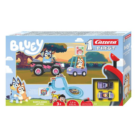 Carrera First Bluey and Bingo Let’s Go Set image number 1