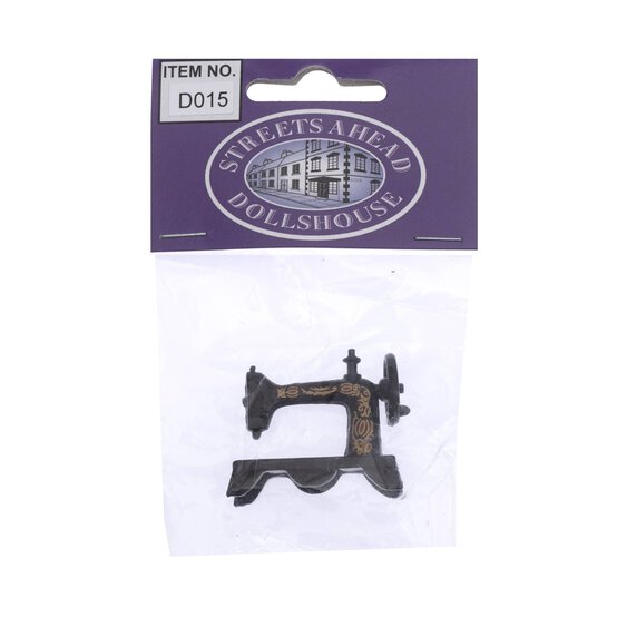 Doll&rsquo;s House Black Sewing Machine  image number 3