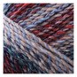 James C Brett Blue Red Marble Chunky Yarn 200g image number 2