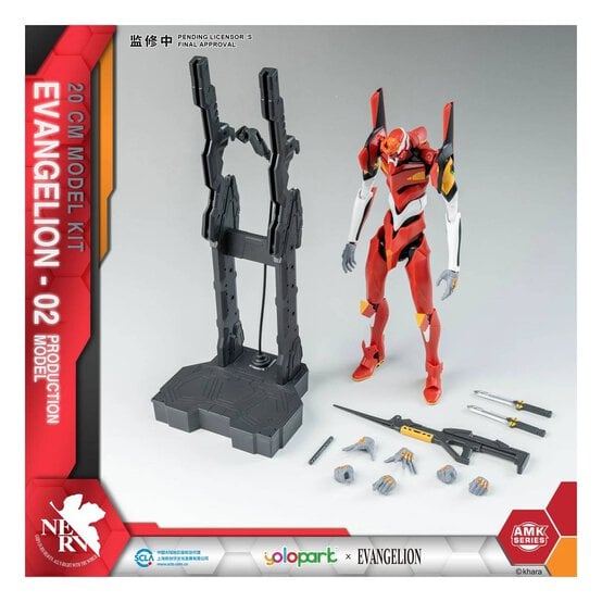 Neon Genesis Evangelion EVA-02 Production Type Plastic Model Kit 20cm image number 1