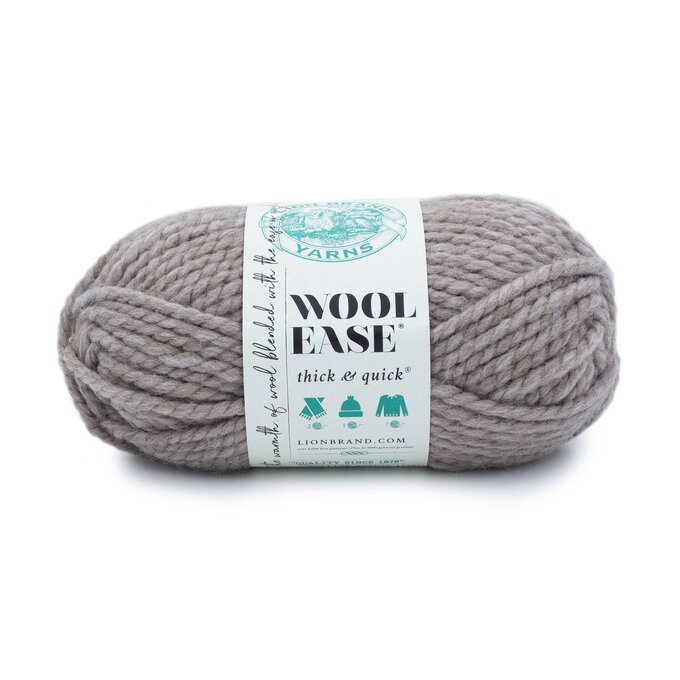 Lion Brand Driftwood Wool-Ease Thick & Quick Yarn 140g image number 1