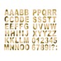 Wooden Chipboard Alphabet Stickers image number 1