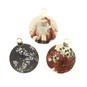 Foil Bauble Card Toppers 3 Pack image number 1