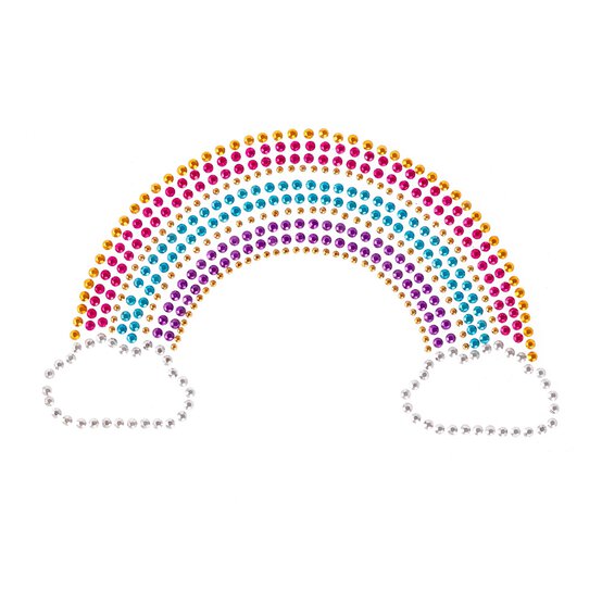Rainbow Iron-On Gems image number 1