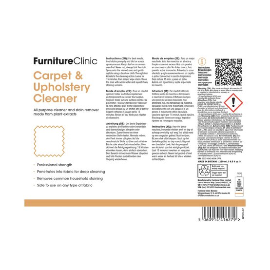 Furniture Clinic Fabric Care Kit image number 7