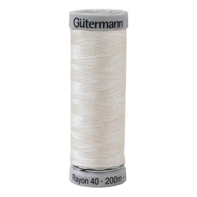 Gutermann Ivory Sulky Rayon 40 Weight Thread 200m (1071) image number 1