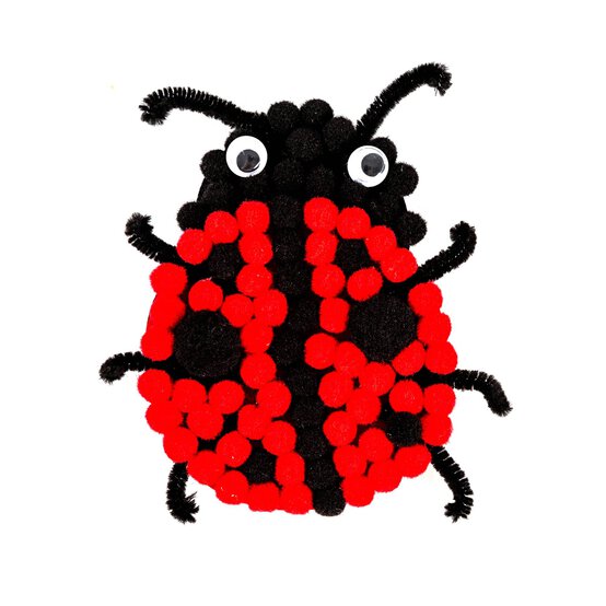 Ladybird Felt and Pom Pom Kit  image number 2