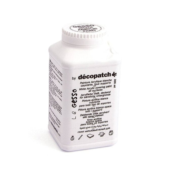 Decopatch White Gesso Primer 300ml image number 1