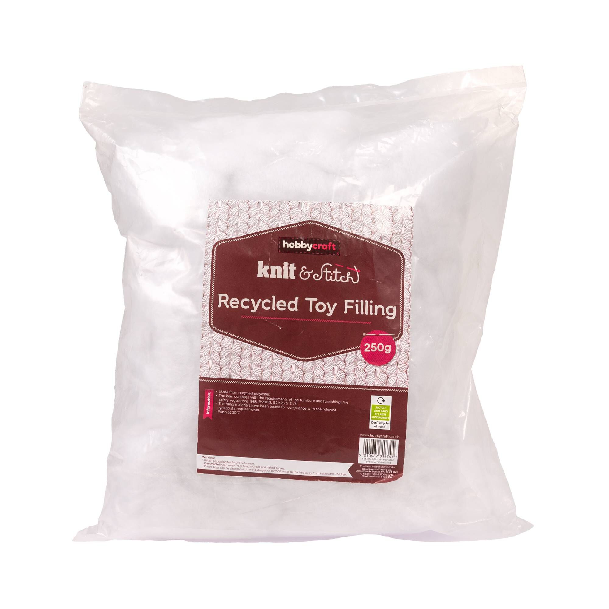 Recycled Soft Toy Filling 250g Hobbycraft