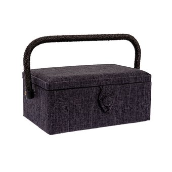 Charcoal Sewing Box