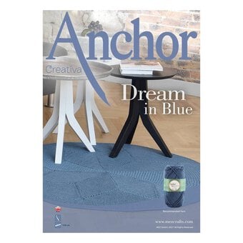 FREE PATTERN Anchor Creativa Dream in Blue Rug