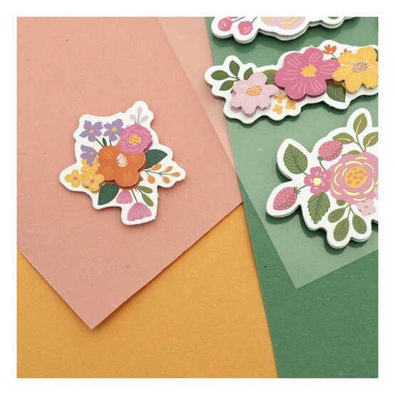 Spring Flower Card Toppers 8 Pack image number 2