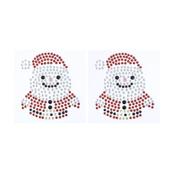 Santa Gem Stickers 2 Pack 