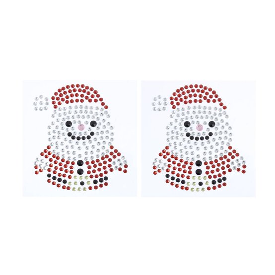 Santa Gem Stickers 2 Pack  image number 1