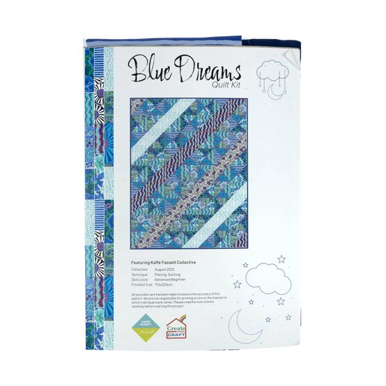 Kaffe Fassett Blue Dreams Large Quilt Kit image number 1