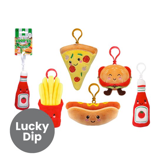 Assorted Clip-On Fast Foodie Softling image number 1
