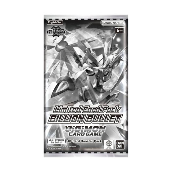 Digimon Card Game: Limited Card Pack Billion Bullet image number 1