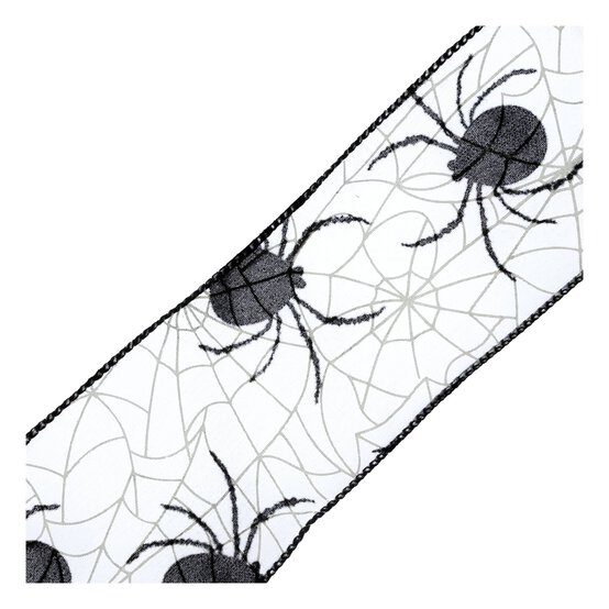 Spiders Wire Edge Printed Ribbon 63mm x 3m image number 4