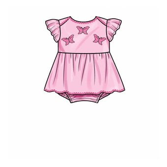 Simplicity Baby Romper Sewing Pattern S9557 (XXS-L) image number 5