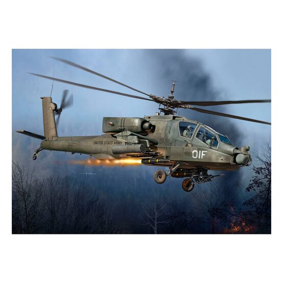 Revell AH-64A Apache Model Kit 1:72 image number 4