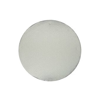 Silver Round Double Thick Card Cake Board 6 Inches