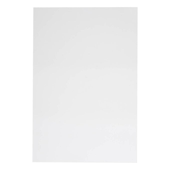 White Foam Sheet 45cm x 30cm image number 1