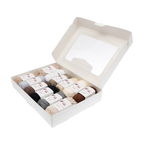 Knitcraft Neutral Tiny Cotton Friends Yarn 25g 12 Pack image number 3