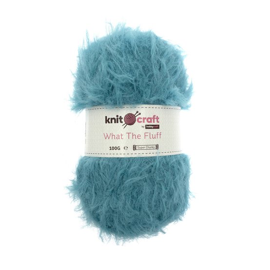 Knitcraft Blue What the Fluff 100g image number 1